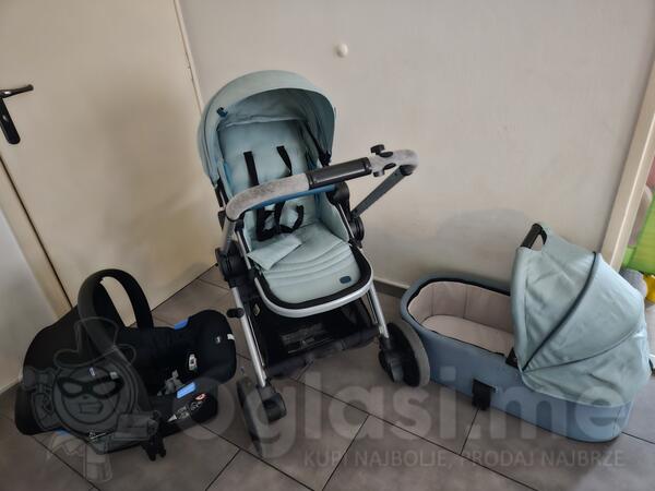 Chicco djecja kolica, 3 u 1. Kao nova. Kupljena u kidslendu. I dalje kostaju 499€.  