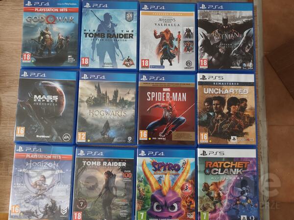 Uncharted, Hogwarts legacy, i druge za PlayStation 4