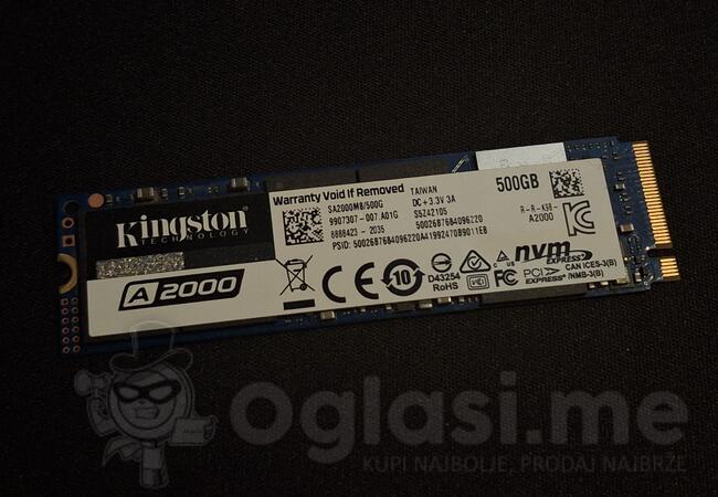 Kingston Kingston SA2000M8/500G 500GB Interni SSD disk