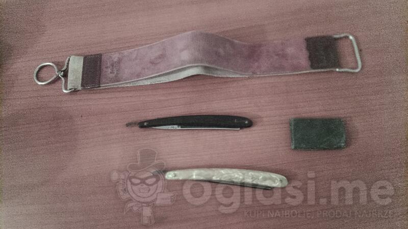 starinsk nemački set za brijanje (britve i ostrila)