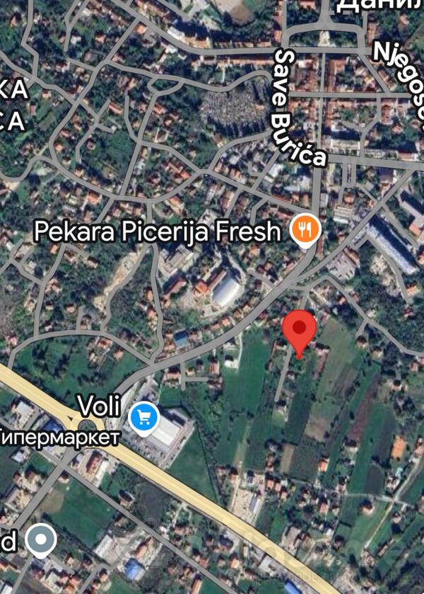 Građevinsko zemljište 592m2 - Danilovgrad - Glavica