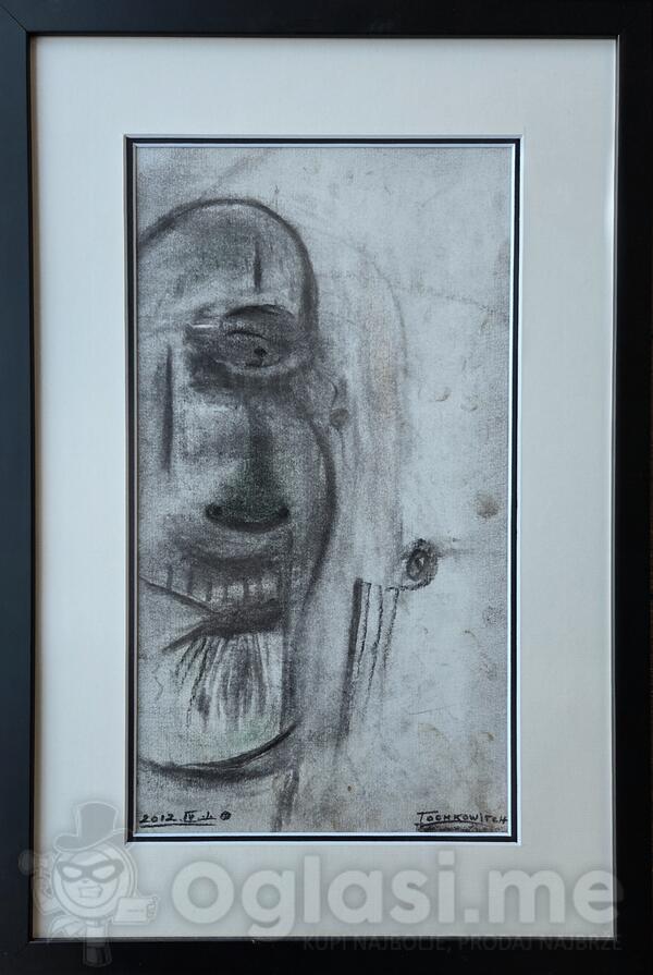 UROS TOSKOVIC 2012., 20x40cm umjetnicka slika na prodaju