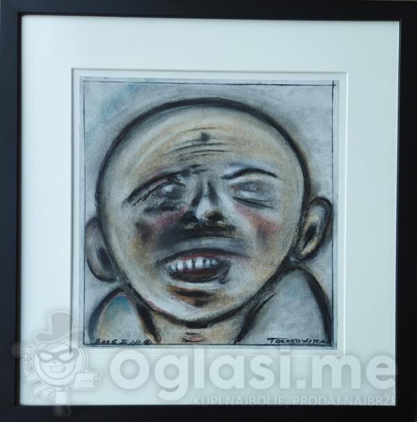 UROŠ TOŠKOVIĆ 2006. 30x30cm umjetnicka slika na prodaju