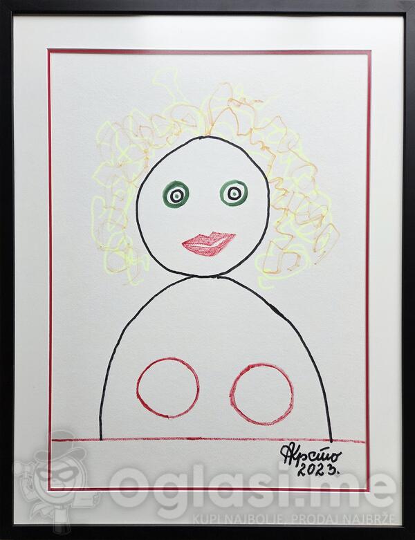 KRSTO Andrijasevic 2023. 70x50cm umjetnicka slika na prodaju