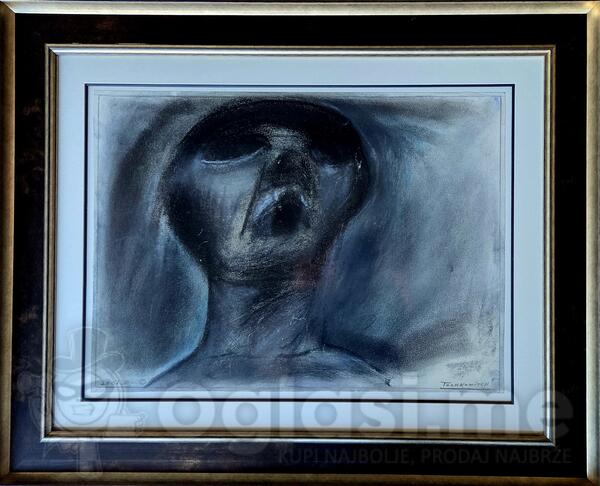 UROS TOSKOVIC 2009. 53x39cm umjetnicka slika na prodaju