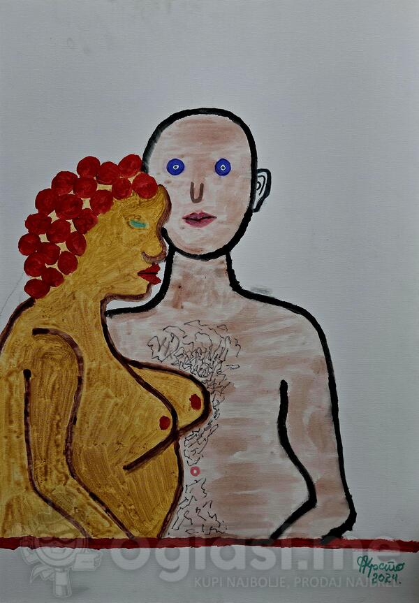 KRSTO ANDRIJAŠEVIĆ 2024. 100x70cm, ulje na platnu, umjetnicka slika na prodaju