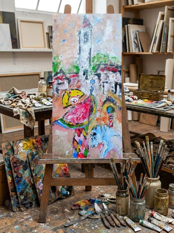 Stara Varos ulje na platnu