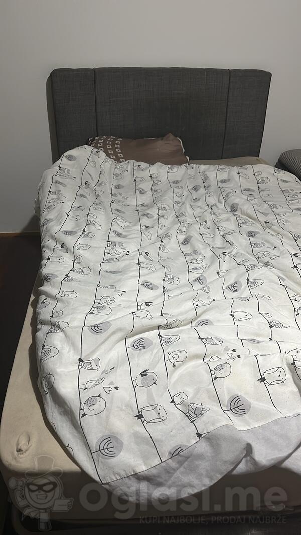 Krevet sa fiokom i naslonom 120 200