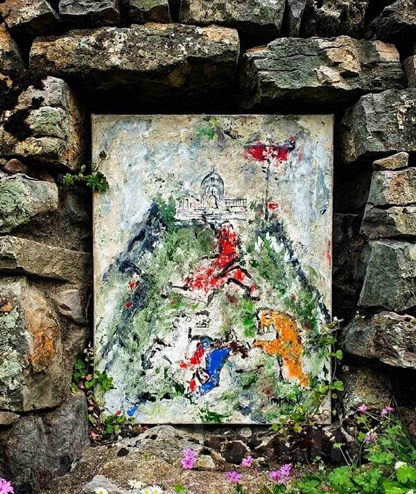 Orlov Krsh ulje na platnu