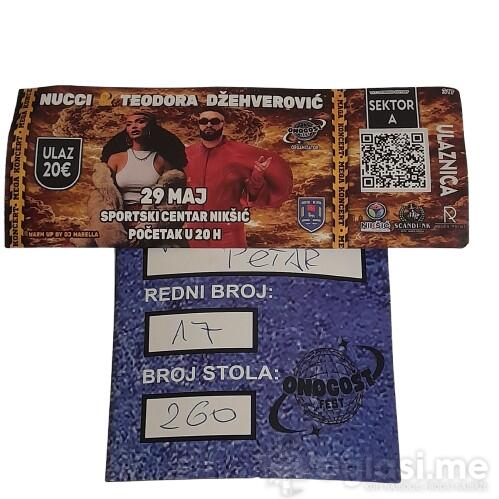 Prodajem karte + stol broj 260 