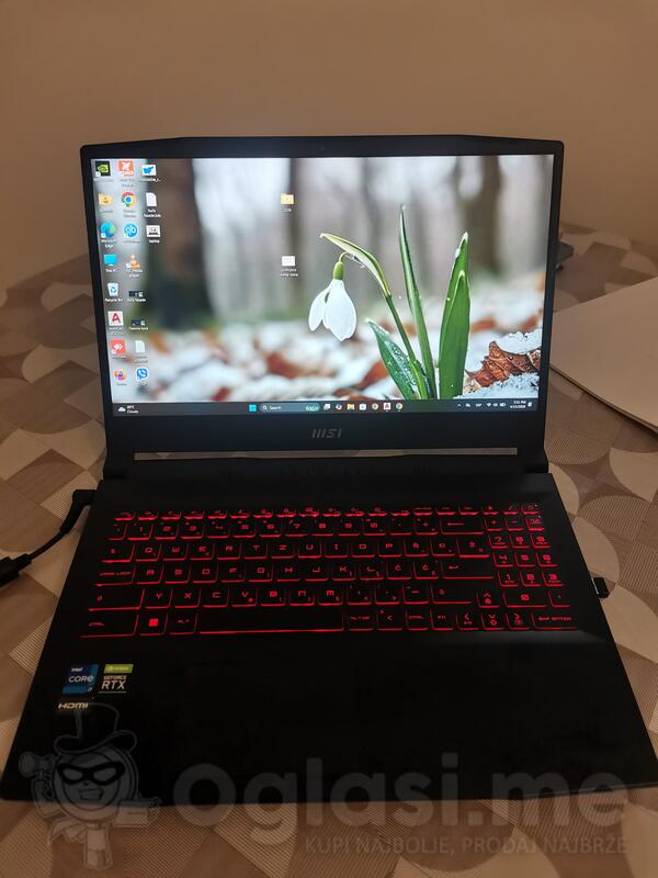 MSI Katana GF66 12UDO-649XSI laptop - 15.6" Intel i7 16GB GB