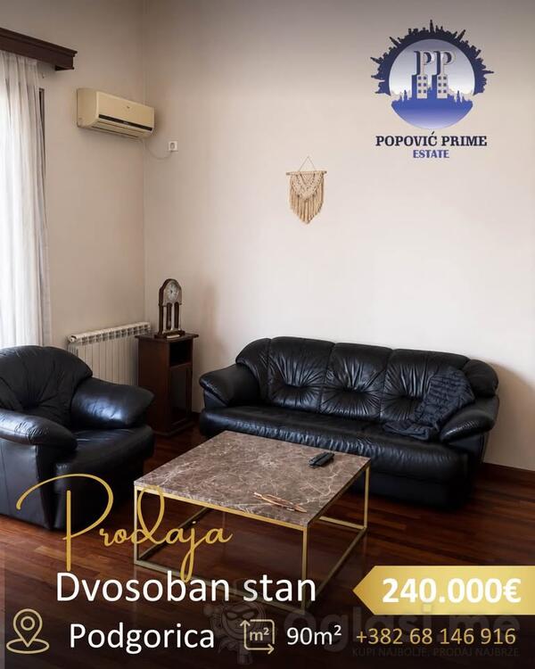 Dvosoban stan 90m2 - Podgorica - Podgorica (uži dio)
