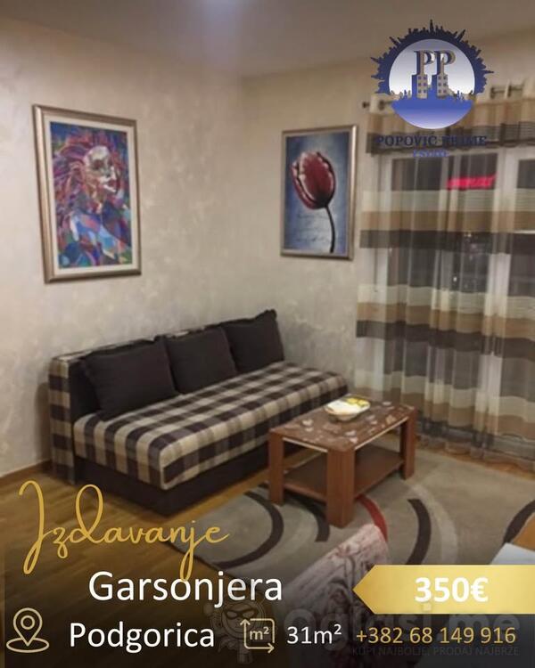 Garsonjera 31m2 - Podgorica - Podgorica (uži dio)