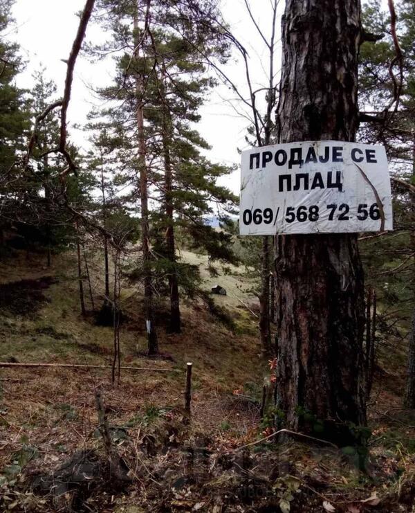 Građevinsko zemljište 850m2 - Valjevo - Divčibare