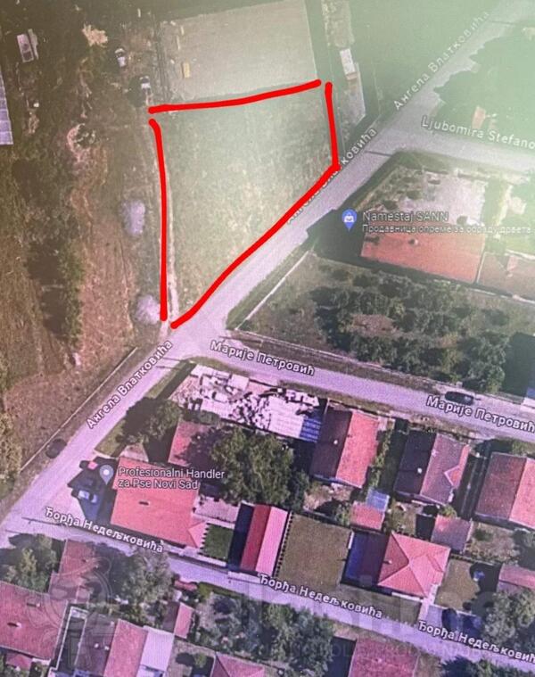 Građevinsko zemljište 600m2 - Novi Sad - Novi Sad
