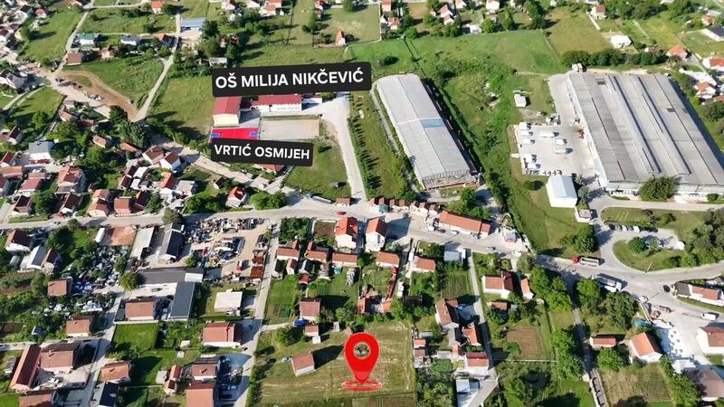Građevinsko zemljište 1653m2 - Nikšić - Kličevo