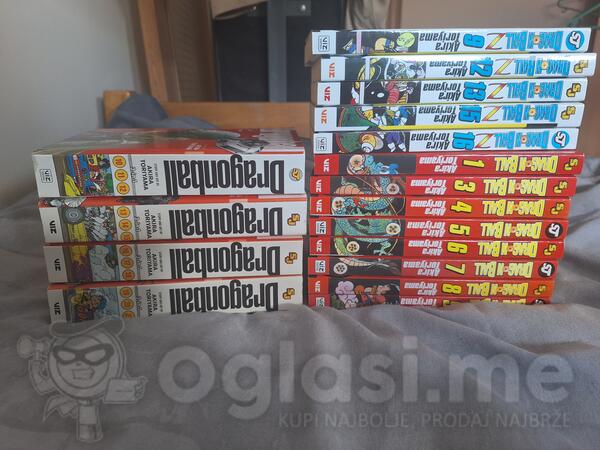 Prodajem Dragonball i Dragonball Z manga stripove. U odličnom su stanju, cijena kompleta je 150€c