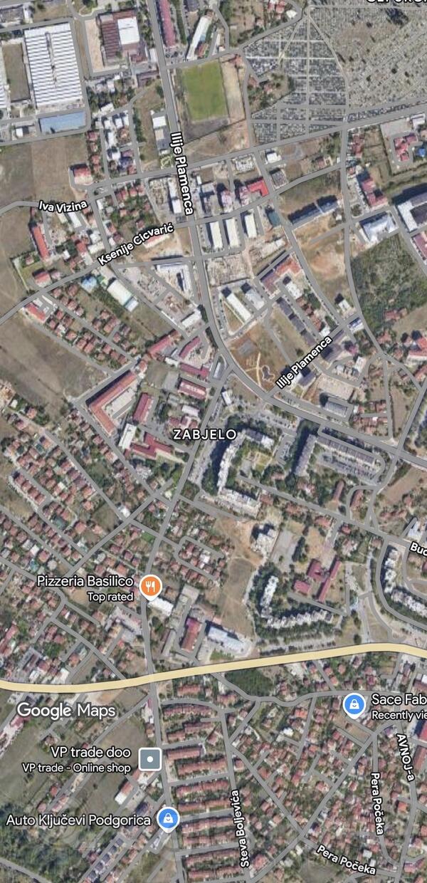 Građevinsko zemljište 1500m2 - Podgorica - Zabjelo