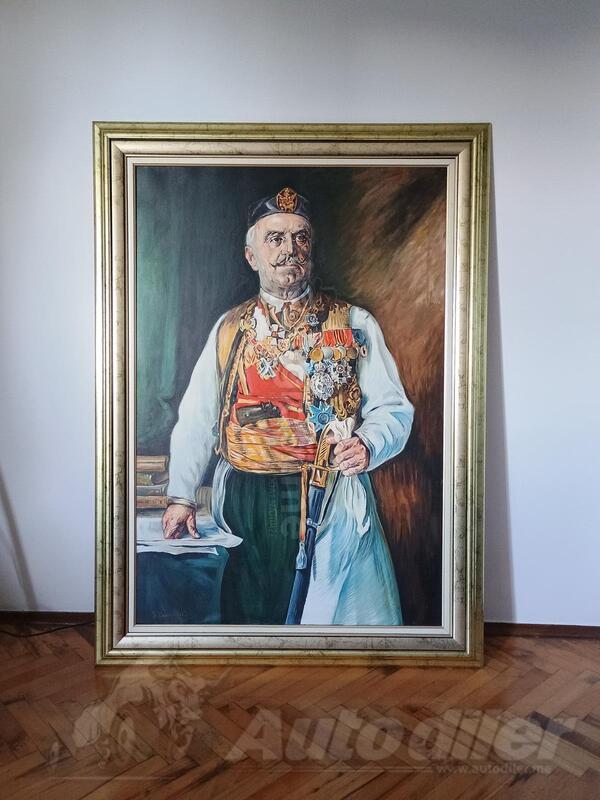 Prodajem umjetničku sliku "Kralj Nikola"