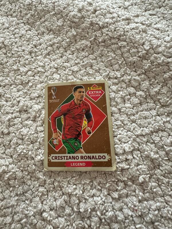 Panini Ronaldo extra sticker 2022