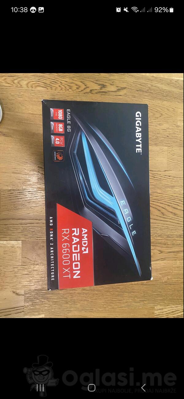 Gigabyte Model 6600 XT 8 GB GDDR6