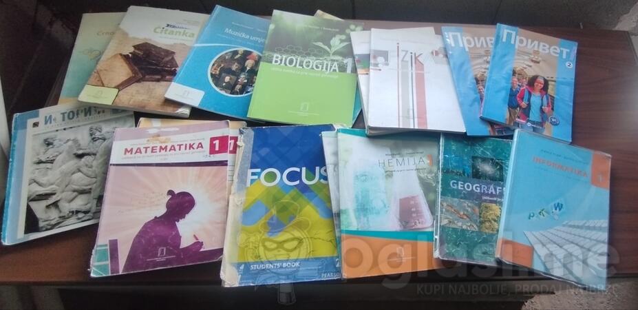 Komplet knjiga za 1 razred gimnazije 