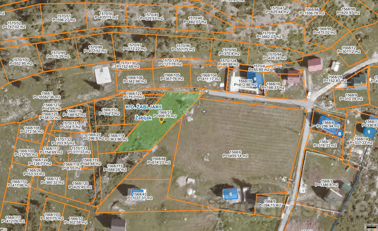 Građevinsko zemljište 1000m2 - Žabljak - Žabljak II