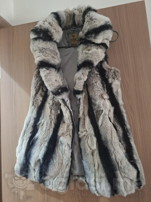 prsluk zecije krzno