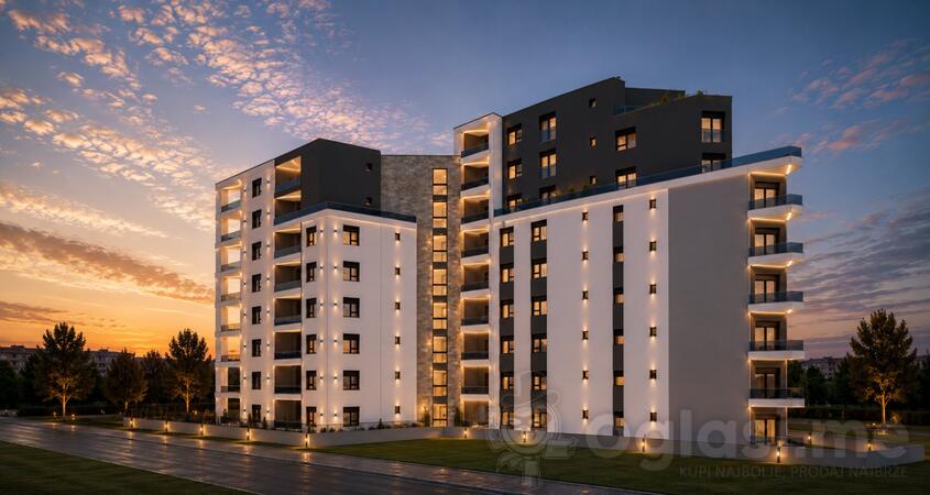 Dvosoban stan 76m2 - Bar - Centar grada