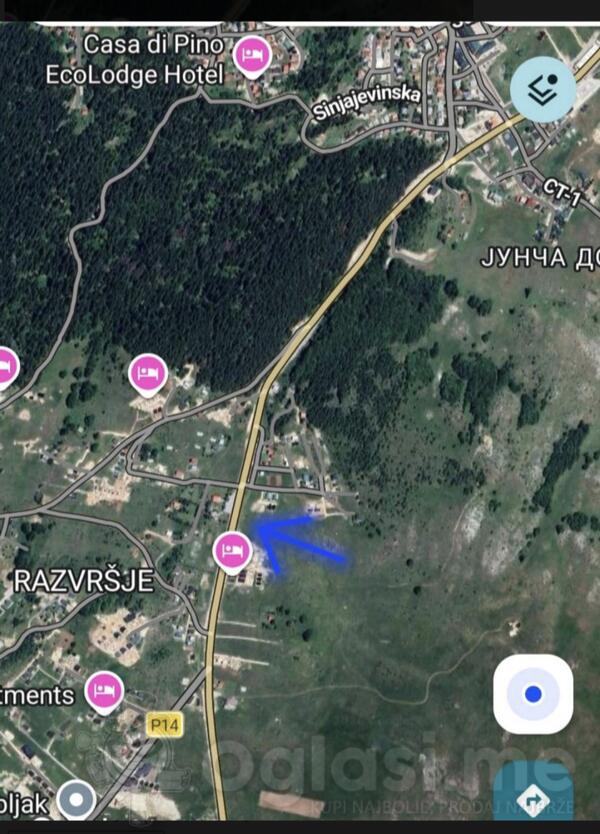 Građevinsko zemljište 525m2 - Žabljak - Motički Gaj