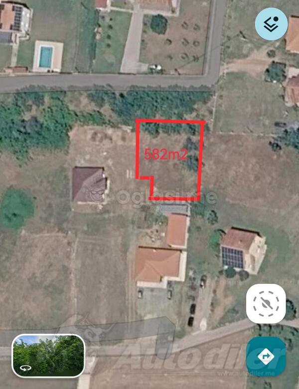 Građevinsko zemljište 582m2 - Podgorica - Donji Kokoti