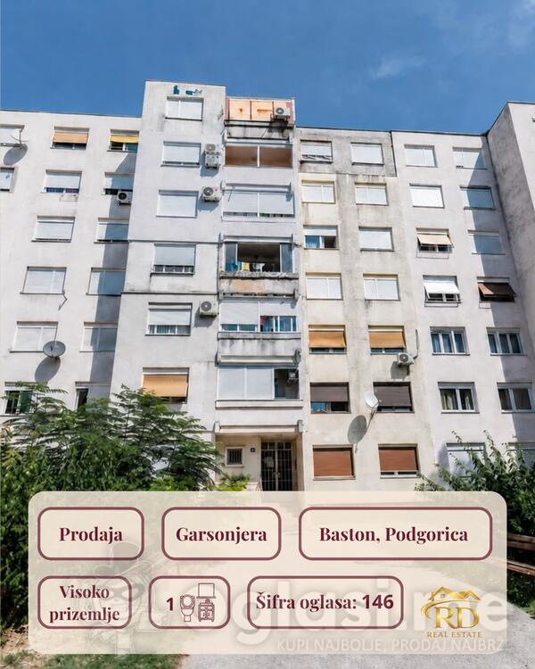 Garsonjera 24m2 - Podgorica - Podgorica (uži dio)