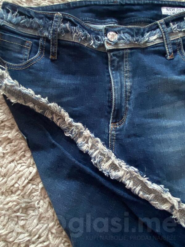 Farmerice New Denim sa detaljima duž nogavica