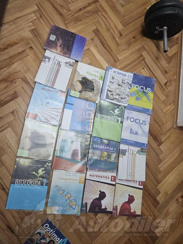 Knjige za prvi razred gimnazije