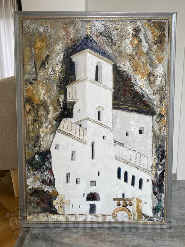 Umjetnicka slika Manastir Ostrog