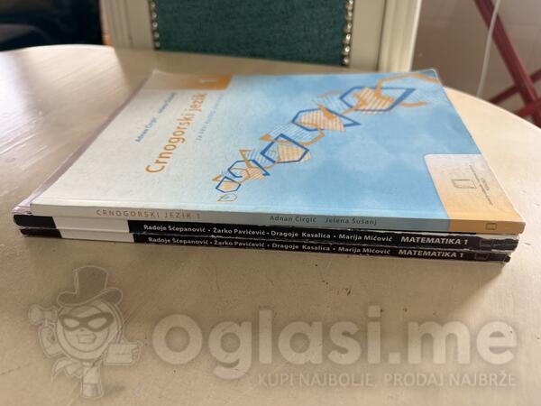 Matematika i crnogorski za 1. razred gimnazije