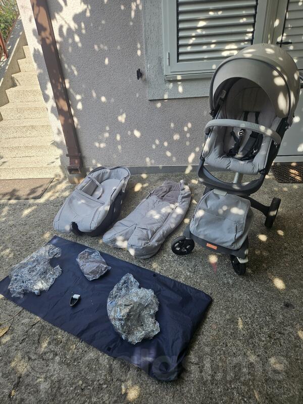 Stokke Xplory V5 2 u 1 – Siva / Grey Melange
