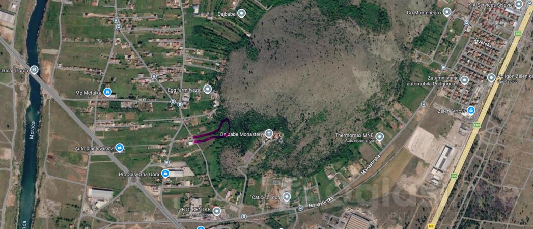 Poljoprivredno zemljište 4260m2 - Podgorica - Dajbabe