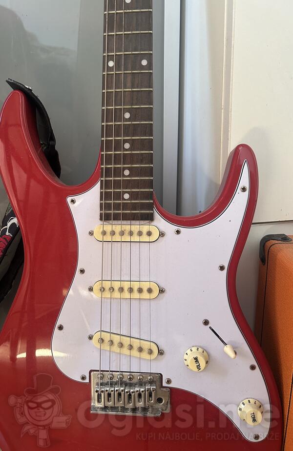 Električna gitara Clevan + Orange Crush pojačalo + kabl