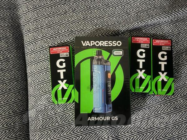 Vaporesso Armour GS u celofanu sa 15 kom. 0.3 ohm dual mesh za RDL ili DL