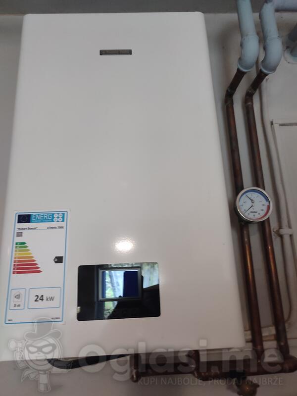 Prodajem električni kotao u odličnom stanju i kompletan sistem centralnog grijanja (12 gusanih radijatora sa pratećim cijevnim sistemom).