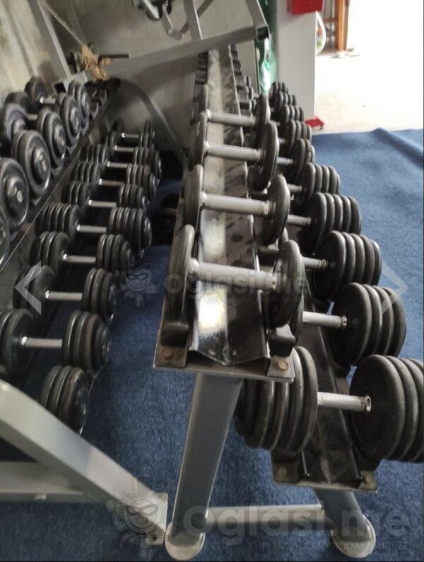 Original life fitness bučice 960kg 1kg=1€ i stalci po dogovoru 